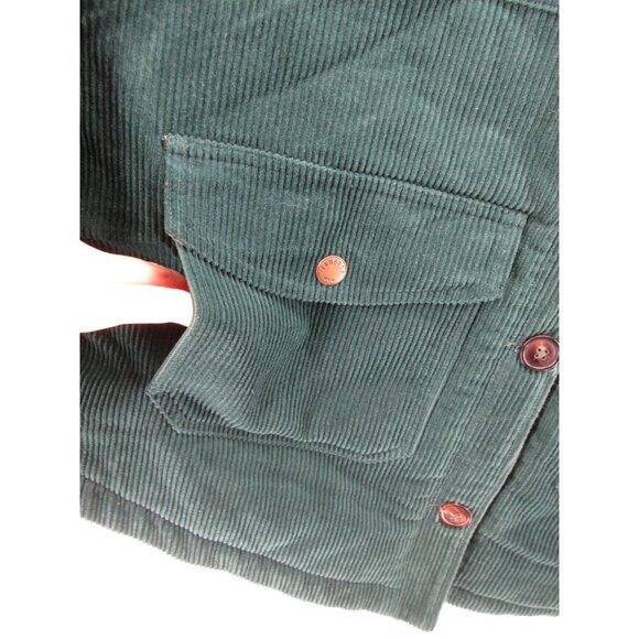 Faherty Jacket XL Corduroy Barn Chore Coat Muriel Fleece Collar - Picture 6 of 12